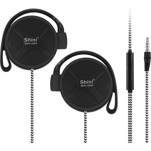 Original SHINI Q940 3.5mm Headphones Stereo Bass Music Earphone Ear Hook Headset fone de ouvido For MP3/4 Computer Mobile Phone