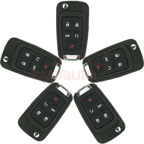 V2T01060512 Flip remote key 5 button 315Mhz ID46 Chip for Chevrolet Cruze Equinox Camaro Sonic 2013 2014 2015 for Buick Lacrosse