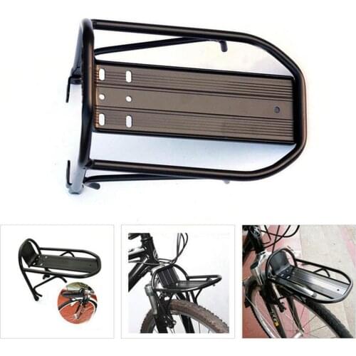 Aluminum Alloy Bicycle Racks MTB Road Bike Front Rack Durable Carrier Panniers Bag Carrier Luggage Shelf Cycling Bracket