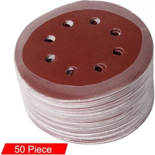 Japan Original Flocking Sandpaper 125mm Dry Scrub Paper Grinding Sheet Round Sandpaper Polishing Disc Sanding Paper