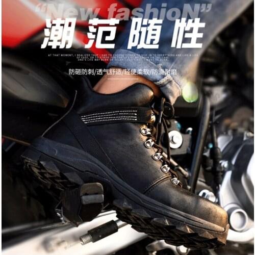 Winter mens safety shoes breathable lightweight work boots