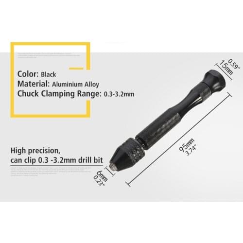 1 Set Steel Hand Drill Bits Hole Maker Puncher Handmade Jewelry Resin Mold Tools F3MD