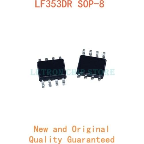 10PCS LF353DR SOP8 LF353DT SOP-8 LF353MX SOP LF353 SOIC8 LF353D SOIC-8 LF353 SMD new and original IC