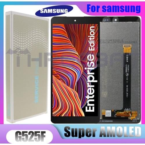 100% Original AMOLED 5.3" LCD For SAMSUNG Galaxy G525 XCover 5 SM-G525F LCD Display Touch Screen Digitizer Assembly Replacement