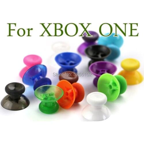 5pcs/lot Colorful 3D Analog Thumb Sticks for XBOX One Controller 3D Rocker Joystick Cap Shell for XBOXONE Mushroom Cap