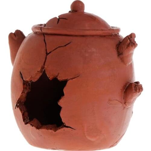 Aquarium Cave Hiding Place For Fish Shrimp Fish Tank Reptile Case Decoration Artificial Caves Ornaments Landscape Bracket