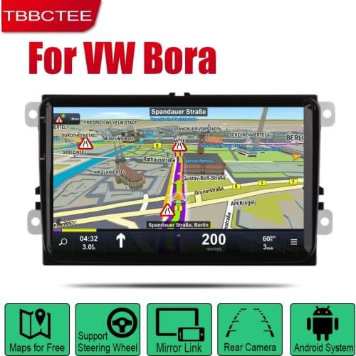 TBBCTEE Android Car GPS Navi for Volkswagen VW Bora 2005~2018 player Navigation WiFi Bluetooth Mulitmedia system audio stereo