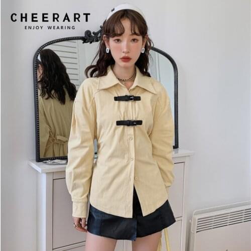 Cheerart Women's Corduroy Shirts