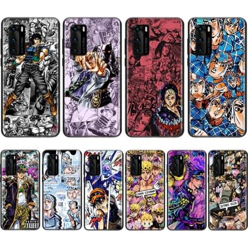 Anime JOJO Adventure For Huawei Nova 5i P Smart 2021 2020 Z S Plus Mate 40 RS 30 20 10 Pro Lite 2019 2018 Phone Case