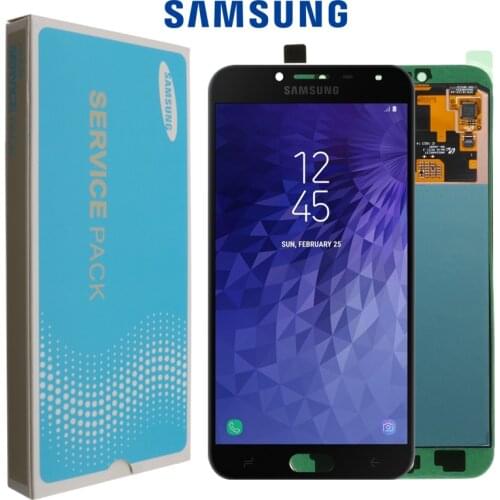 Original Super AMOLED LCD For SAMSUNG Galaxy J4 J400 J400F J400F/DS J400G/DS LCD Display With Touch Screen Assembly Replacement