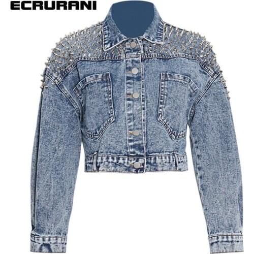 Женские короткие куртки ECRURANI China At AliExpress