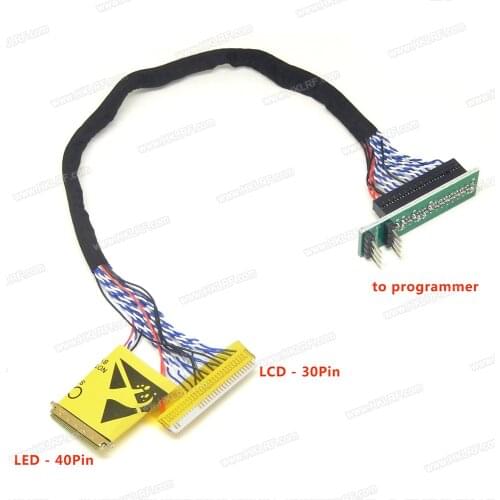 EDID Notebook LCD Screen Code Chip Data Read Line LED LCD 2 in 1 For RT809F RT809H CH341A TL866CS and TL866A TL86688 Programmer