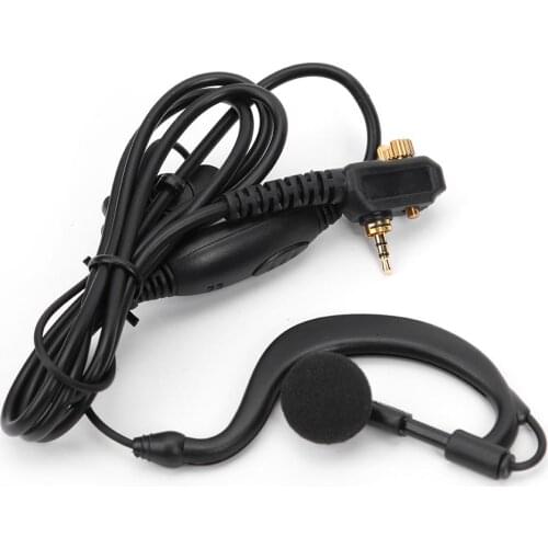 1Pin G Shape PPT Earphone Earpiece Headset with Clip for Motorola MTH600 MTH650 with Clothes Clip Can Fix to the Clothes