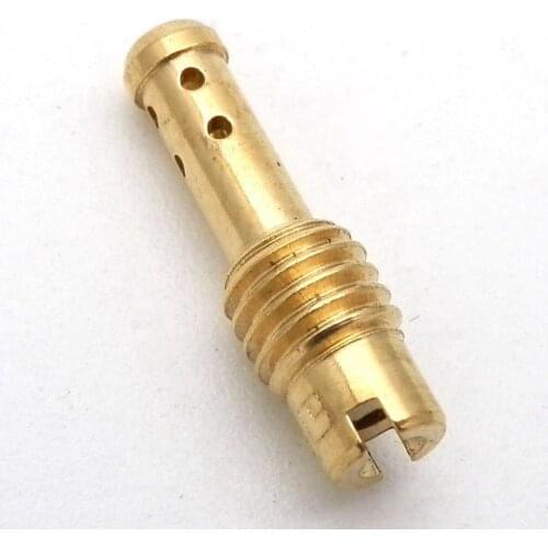 Motorcycle Carburetor Pilot Jet 8 Bleed Holes for MIKUNI VM/TM/TMX VM22/210 AX100 EN GN TZR TM TMS SIZE 10- 37.5