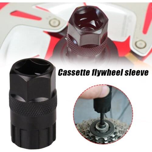 Alloy Steel MTB Bike Cassette Lockring Removal Kit Bicycle Freewheel Removing Socket Guiding Stick Repair Tool Cassette Remover