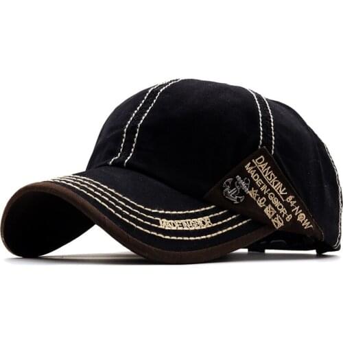 New 100% cotton Mens Baseball Cap For Women Cap Snapback Hat Letter Embroidery Bone Cap Gorras Casual Casquette