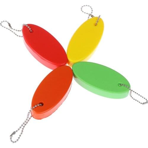 Foam Floating Buoyant Keychain For Water Sports Marine Boat Swimming Oval Keyring Key Kayak Canoe Rafting surf accessory