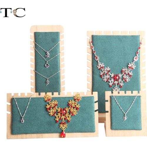Jewelry Display Stand Wood Necklace Stand Pendant Stand Shooting Jewelry Props