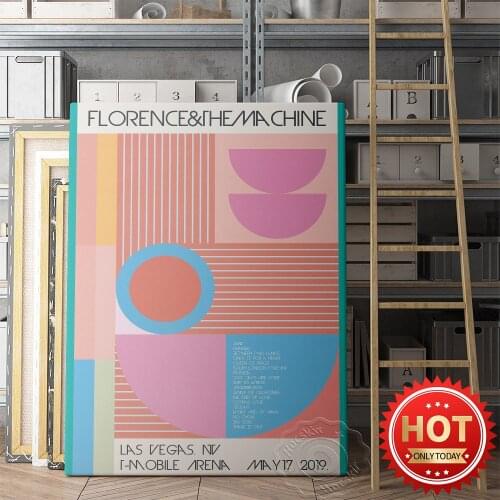 Rock Band Florence + the Machine Poster, Music Star Gig Wall Art, Florence + the Machine Prints Art, Bar Pub Club Wall Decor