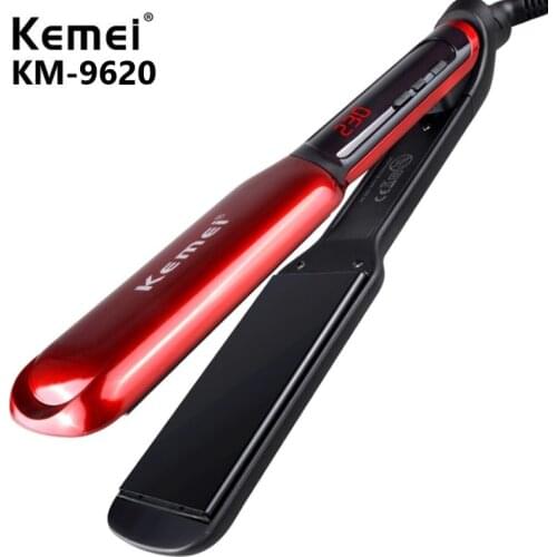 Professional LCD Display Fast Flat Iron Digital Temperature Control Straightening Irons Ceramic Hair Straightener Styling Tools