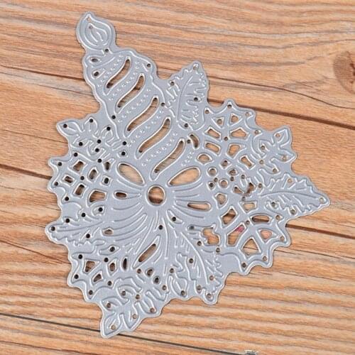 Scrapbooking Metal Cutting Dies Christmas Candle DIY Photo Album Decorative Embossing Stencils Card Template