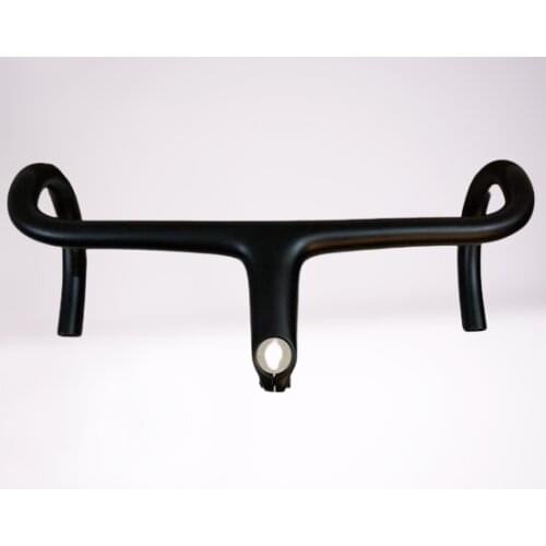 Super Light 250g Carbon Handlebar Break Wind Integrated Road Bike Handlebar For 28.6mm Fork Steer Multiple Sizes Available