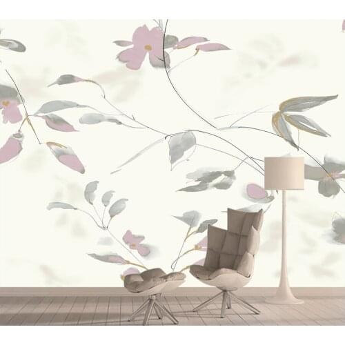 Vintage Flower 3 d Custom Wallpapers for Living Room Bedroom 3d Wall Paper Papers Home Decor Murals Walls Wallpaper Rolls Murals