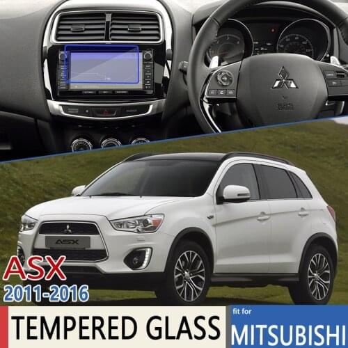 For 7 Inch Mitsubishi Asx Outlander Sport GA XA XB XC XD 2011~2016 Car Navigation GPS Film Full Screen Protector Tempered Glass