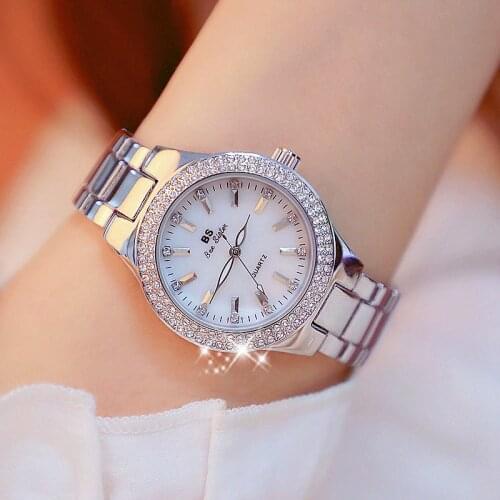 Crystal woman watches 2020 famous brand dress female wristwatch stainless steel ladies wrist watches Relogio Feminino 2020