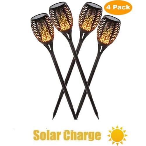 1/8 pcs Dancing Flame Light Solar Light Mpow IP65 Waterproof LED Solar Torch Light Outdoor Path Yard Decor Solar Garden Light la