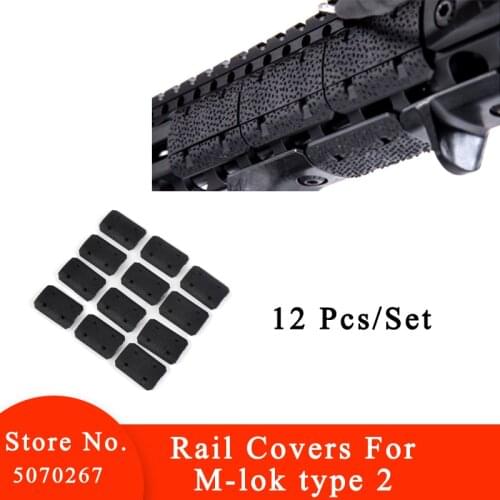 12 Piece/Set Rail Covers EMag Pul TYPE 2 M-lok SLOT SYSTEM Rail Panel for M-lok Airsoft Mount Weaver M LOK Type Outdoor Hunting
