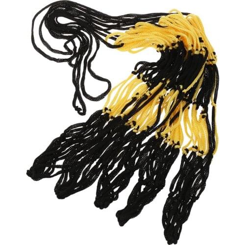 5PCS Nylon Net Bag Ball Carrier for 1 Volleyball Basketball Football Soccer