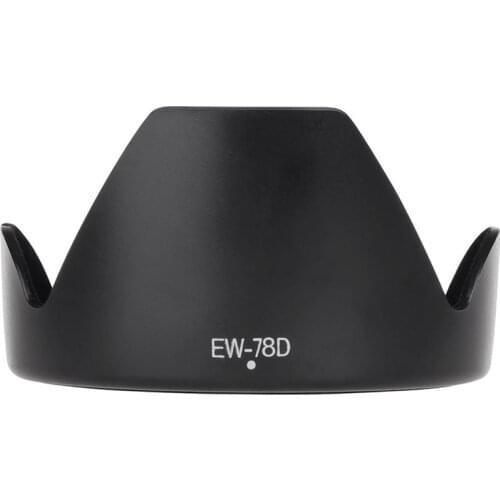 Petal Shape EW78D EW-78D Lens Hood for Canon 550D 60D 500D 50D 7D Camera 18-200 28-200mm Lens