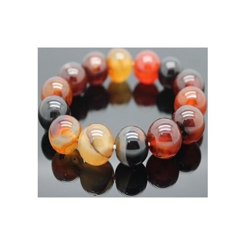 Wholesale Unique Natural Onyx Bracelets & Bangle for Women and Men Beads 6-10-12-14-16-18-20MM Fashion Charm Bracelets Stock
