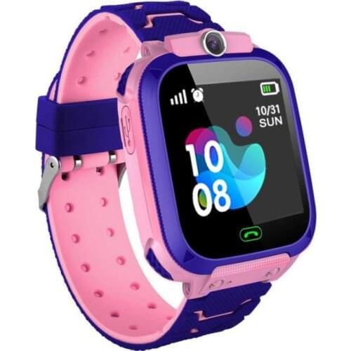 Smart Watch For Kids Children Two-way Call Q12 Smart Watch With Small Game GPS Touch Screen 1.44 Inch Tracker SOS Positioning