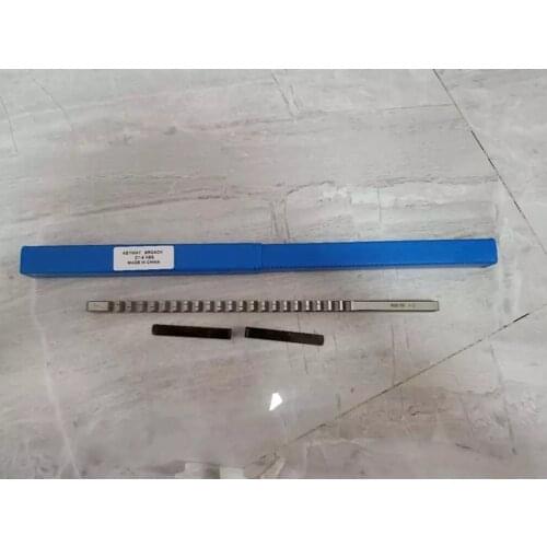 HSS Keyway Broach with Shim 8mm C Push Type Metric Size Broaches High Speed Steel Keyway Cutting Broaching Tools for CNC Router