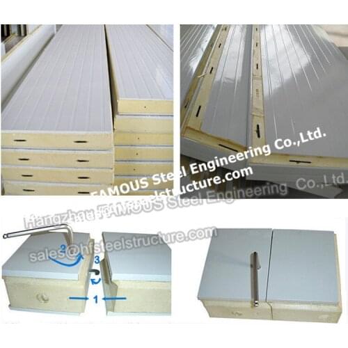 Use Polyurethane sandwich panels walk in refrigerator cost