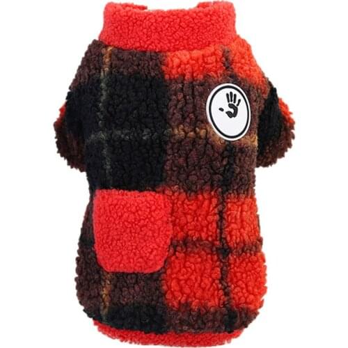 Pet Fashionable Warm Cashmere Clothes Tops Autumn Winter Small Medium Dogs Cute Clothes Cold Weather