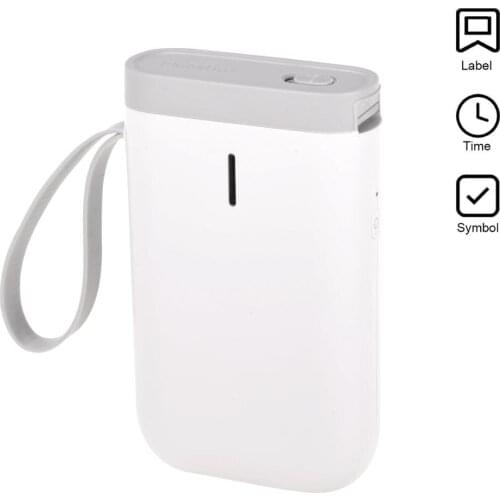 Portable Thermal Label Printer Handheld Name Price Sticker Printer BT Connection with USB Cable label maker for Supermarket Home