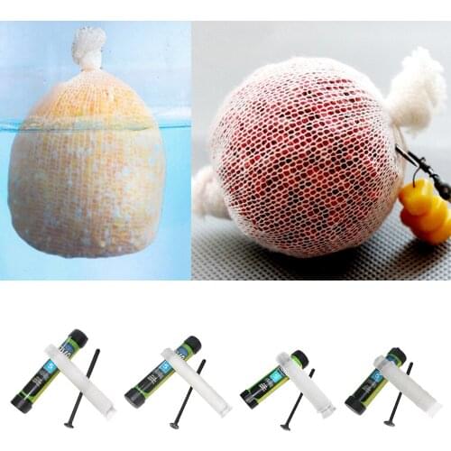 Pva Fishing Mesh Dissolve Refillbait Bag For Solid Bait Tackle Throwing Tool Mesh Bait Mesh Universal Refill Stocking Bait Bags