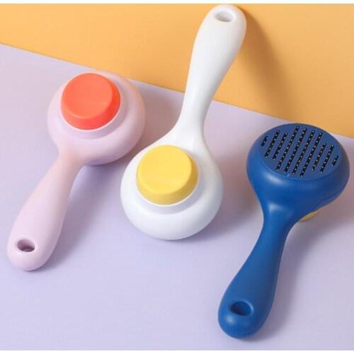 Dog Hair Removal Comb Grooming Cats Comb Pet Products Cat Flea Comb Pet Comb for Dogs Grooming Toll Automatic Hair Brush Trimmer