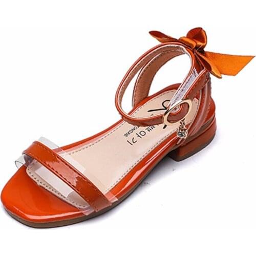 2020 Summer New Children Beach Shoes Girls Sandals Little Girls Open Toe Flat Casual Sandals Fashion Breathable Princess Shoes