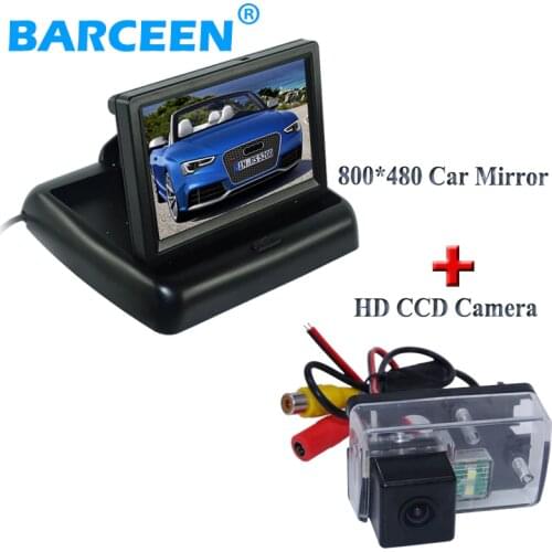 Bring water-proof function high imagr sensor car rearview camera+ car parking monitor for Peugeot 206/ 207/407/307(Sedan)/307SM