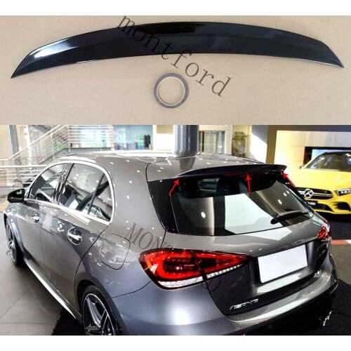 W177 Rear Spoiler for Mercedes Benz A Class A180 A160 A200 A220 A250 A45 A35 Hatchback 2019 2020-2024 Car Styling Rear Wing Lip