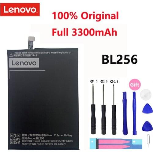 100% Original 3300Mah BL256 Li-ion Battery for For Lenovo Lemon K4 Note K4note X3 Lite K51c78 /A7010 Smart Mobile Phone