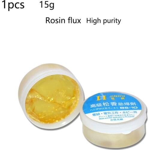 15g High purity Rosin Soldering Paste Environmental Flux PCB IC Parts Welding Soldering Gel Tool Welding erhu instrument