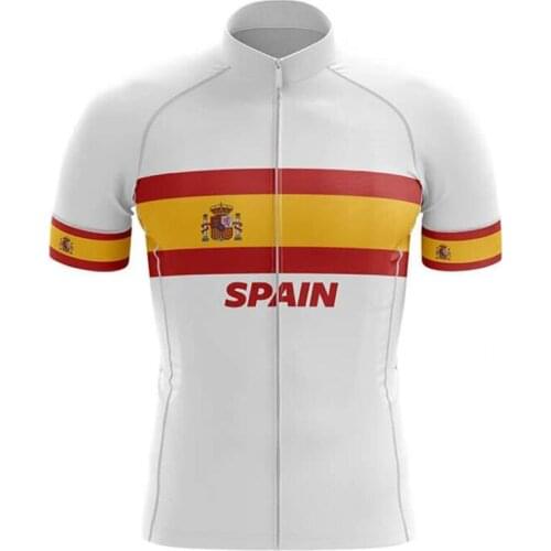2021 Cycling Clothing New SpainTeam Summer Cycling Jersey Short sleeve MTB Cycling Shirts Men Bike Jersey Ropa de Ciclismo