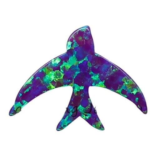 50PCS/lot Factory Price Lovely The dove of peace Lab created opal beads Special Shape Opal Synthetic Fire Opal for women or man