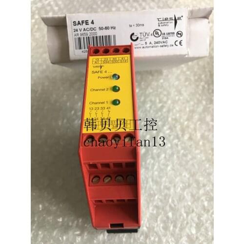 Brand new original Tiese emergency stop safety relay SAFE 4 SAFE Z.2 SAFE 5 24V AC/DC