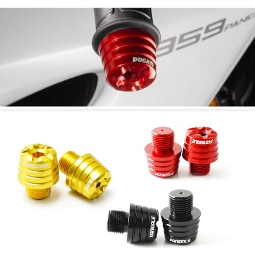 For Ducati 899 959 1199 1199S 1299 1299 Panigale Motorcycle CNC Aluminum Handle Bar End Handlebar Caps Accessoire Moto